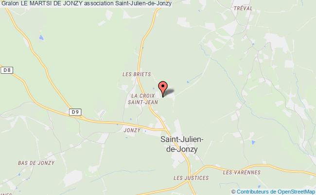 plan association Le Martsi De Jonzy Saint-Julien-de-Jonzy
