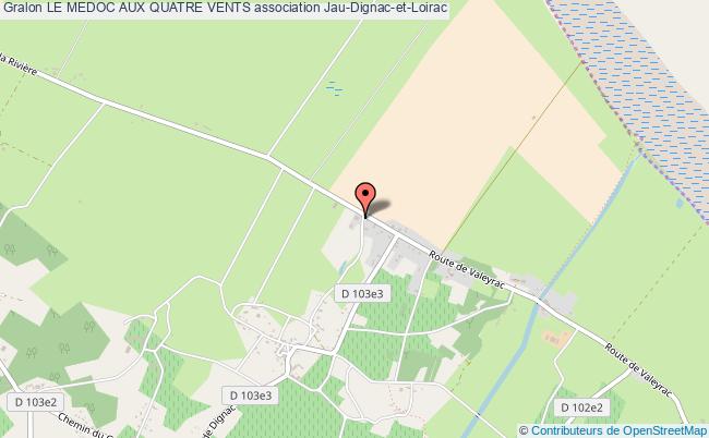 plan association Le Medoc Aux Quatre Vents Jau-Dignac-et-Loirac