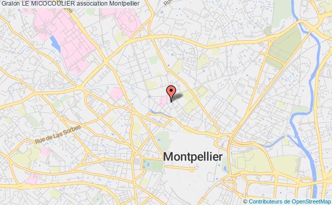 plan association Le Micocoulier Montpellier