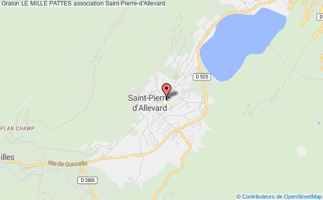 plan association Le Mille Pattes Saint-Pierre-d'Allevard