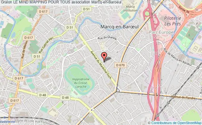 plan association Le Mind Mapping Pour Tous Marcq-en-Baroeul