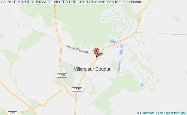 plan association Le Monde Musical De Villers-sur-coudun Villers-sur-Coudun