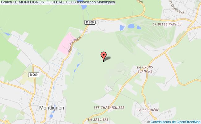 plan association Le Montlignon Football Club Montlignon