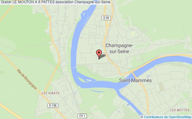 plan association Le Mouton À 6 Pattes Champagne-sur-Seine