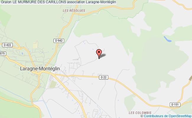 plan association Le Murmure Des Carillons Laragne-Montéglin