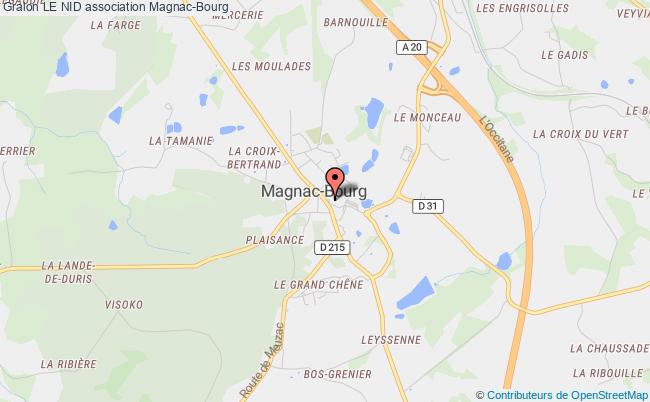 plan association Le Nid Magnac-Bourg
