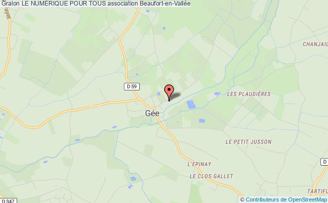 plan association Le NumÉrique Pour Tous Beaufort-en-Anjou