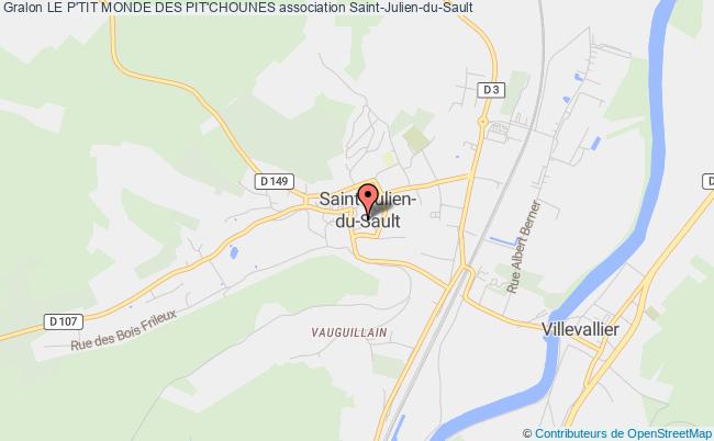 plan association Le P'tit Monde Des Pit'chounes Saint-Julien-du-Sault