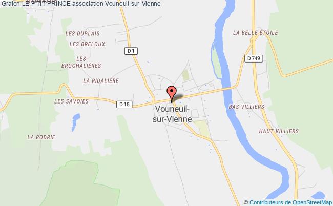 plan association Le P'tit Prince Vouneuil-sur-Vienne