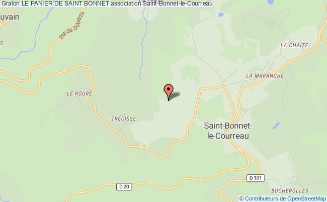 plan association Le Panier De Saint Bonnet Saint-Bonnet-le-Courreau