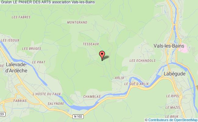plan association Le Panier Des Arts Vals-les-Bains