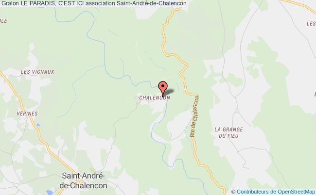 plan association Le Paradis, C'est Ici Saint-André-de-Chalencon