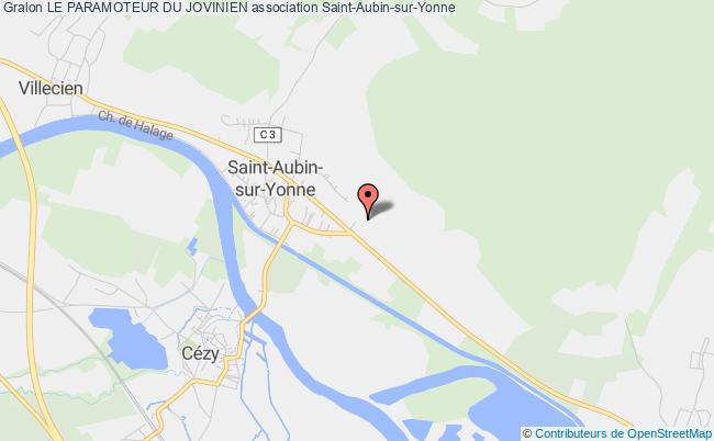 plan association Le Paramoteur Du Jovinien Saint-Aubin-sur-Yonne