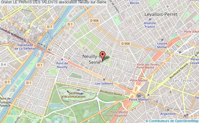 plan association Le Parvis Des Talents Neuilly-sur-Seine
