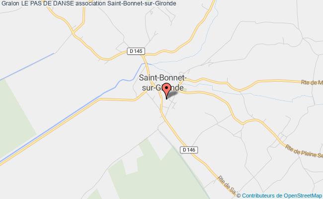 plan association Le Pas De Danse Saint-Bonnet-sur-Gironde