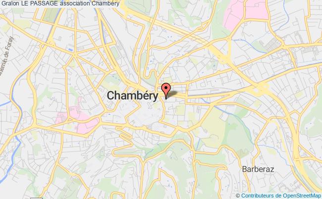 plan association Le Passage Chambéry
