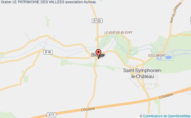 plan association Le Patrimoine Des Vallees Auneau-Bleury-Saint-Symphorien