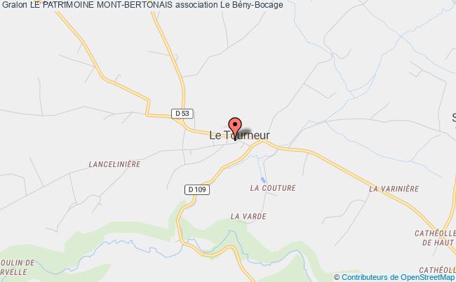 plan association Le Patrimoine Mont-bertonais Souleuvre en Bocage
