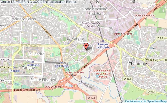 plan association Le Pelerin D'occident Rennes