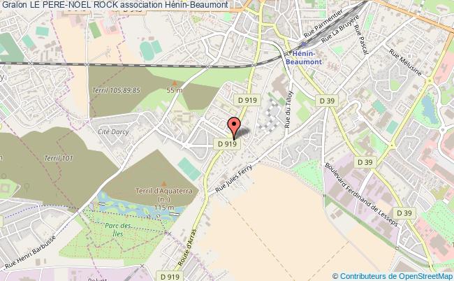 plan association Le Pere-noel Rock Hénin-Beaumont