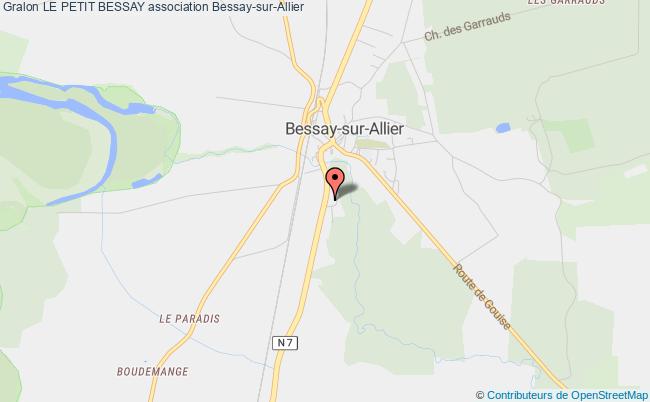 plan association Le Petit Bessay Bessay-sur-Allier