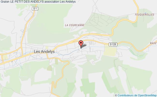 plan association Le Petit Des Andelys Andelys