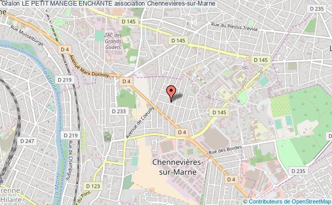 plan association Le Petit Manege Enchante Chennevières-sur-Marne