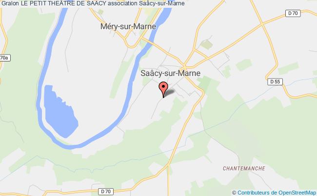 plan association Le Petit TheÂtre De Saacy Saâcy-sur-Marne