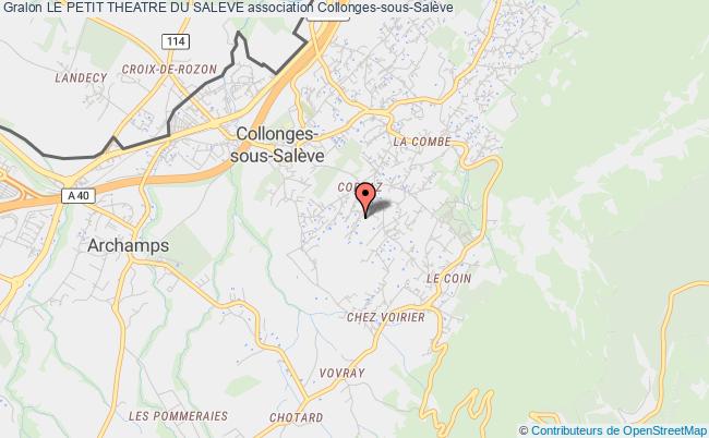 plan association Le Petit Theatre Du Saleve 