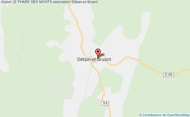 plan association Le Phare Des Monts Détain-et-Bruant