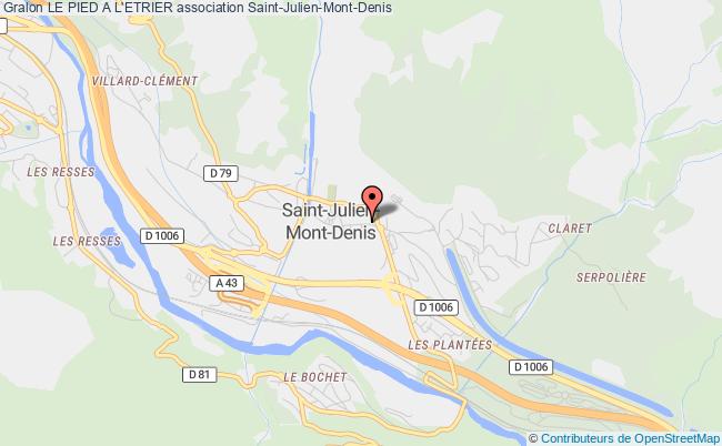 plan association Le Pied A L'etrier Saint-Julien-Mont-Denis