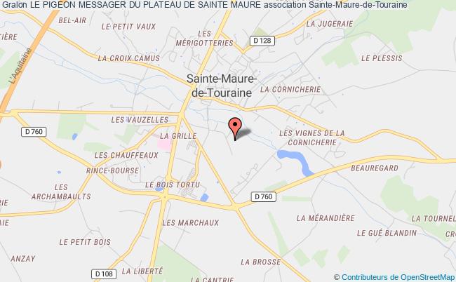 plan association Le Pigeon Messager Du Plateau De Sainte Maure Sainte-Maure-de-Touraine