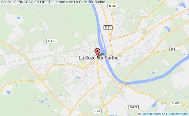 plan association Le Pinceau En Liberte La    Suze-sur-Sarthe