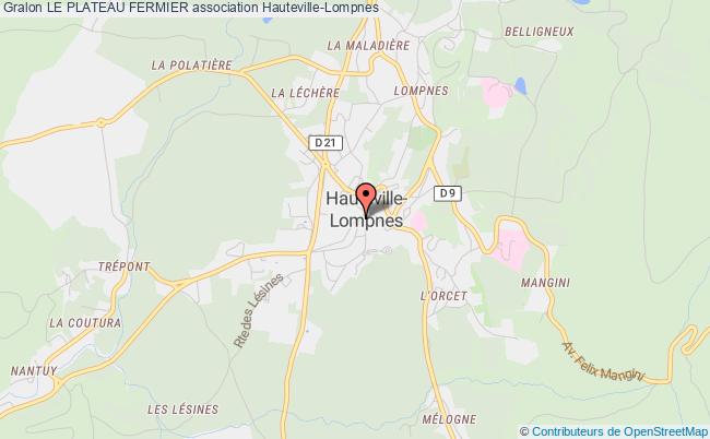 plan association Le Plateau Fermier Hauteville-Lompnes