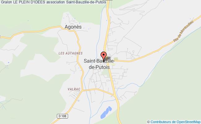 plan association Le Plein D'idÉes Saint-Bauzille-de-Putois