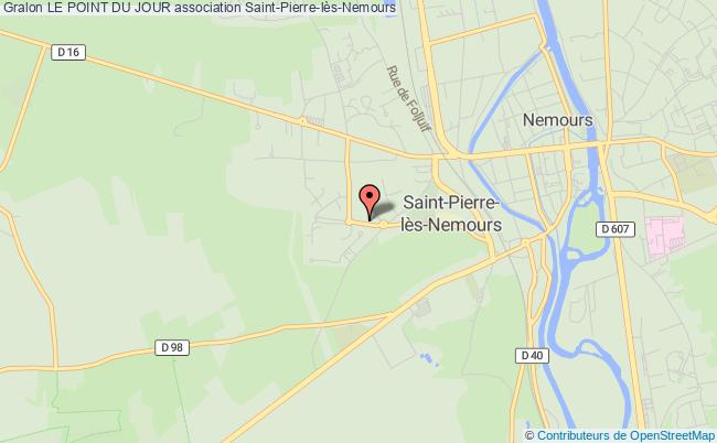 plan association Le Point Du Jour Saint-Pierre-lès-Nemours