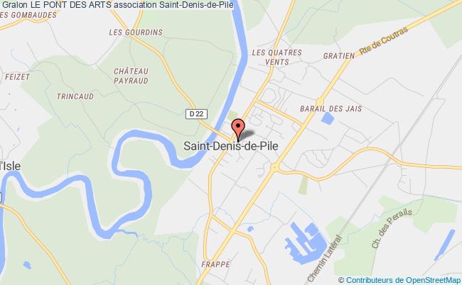 plan association Le Pont Des Arts Saint-Denis-de-Pile