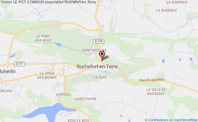 plan association Le Pot Commun Rochefort-en-Terre