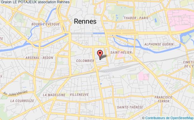 plan association Le Potajeux Rennes