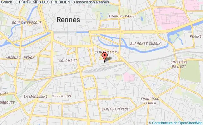 plan association Le Printemps Des PrÉsidents Rennes