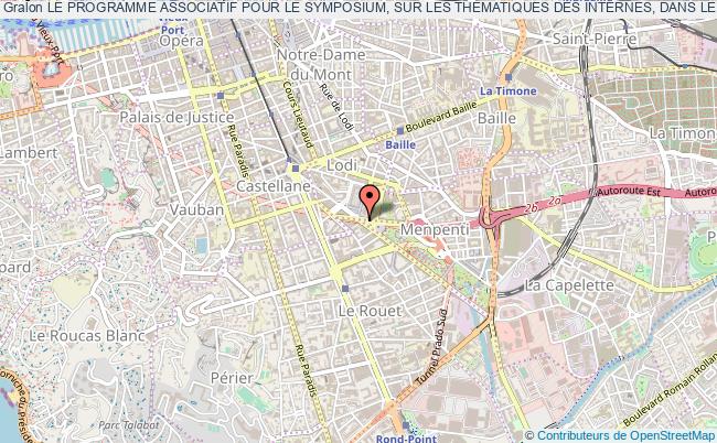 LE PROGRAMME ASSOCIATIF POUR LE SYMPOSIUM, SUR LES THÉMATIQUES DES INTERNES, DANS LE SUD