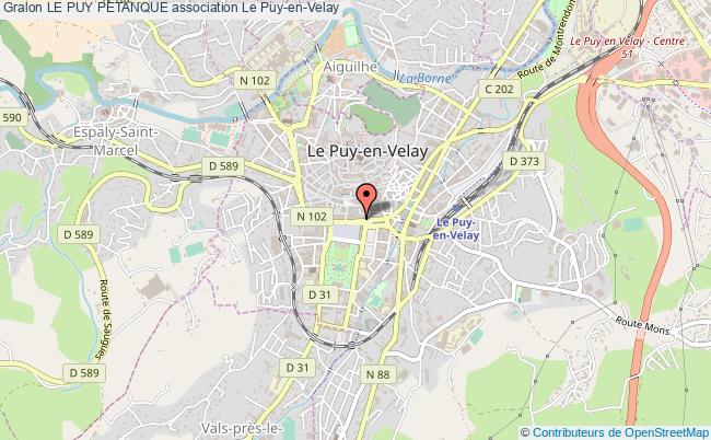 plan association Le Puy Petanque Le    Puy-en-Velay