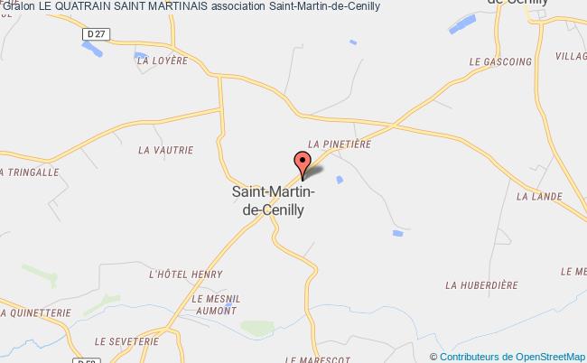 plan association Le Quatrain Saint Martinais Saint-Martin-de-Cenilly