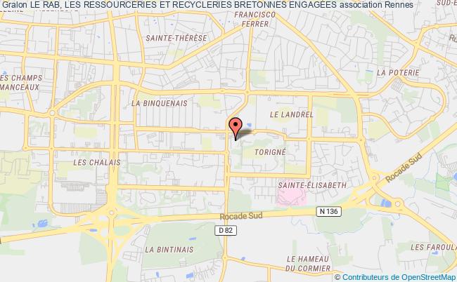 plan association Le Rab, Les Ressourceries Et Recycleries Bretonnes EngagÉes Rennes