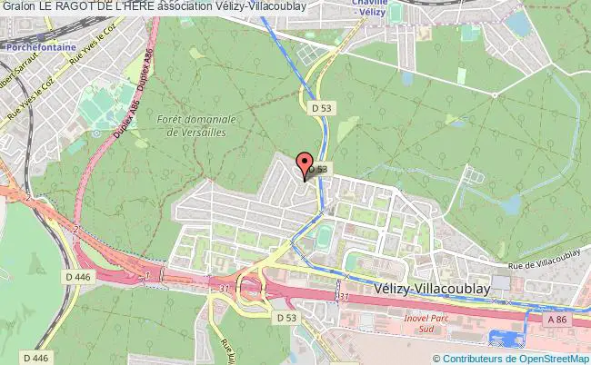 plan association Le Ragot De L'here Vélizy-Villacoublay