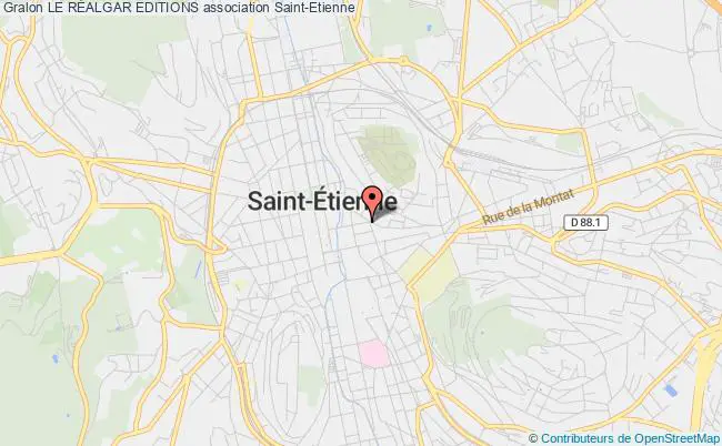 plan association Le RÉalgar Editions Saint-Étienne