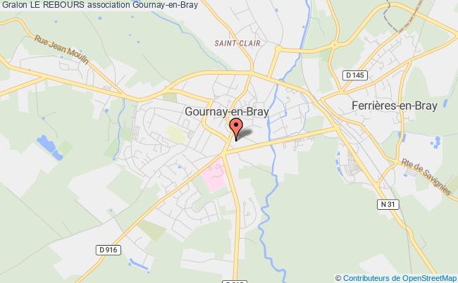 plan association Le Rebours Gournay-en-Bray