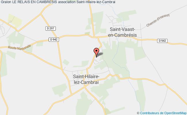 plan association Le Relais En Cambresis Saint-Hilaire-lez-Cambrai