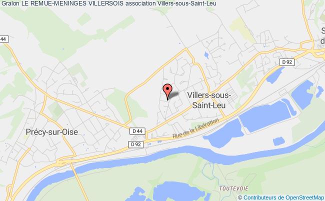 plan association Le Remue-meninges Villersois Villers-sous-Saint-Leu