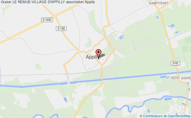 plan association Le Remue-village D'appilly Appilly